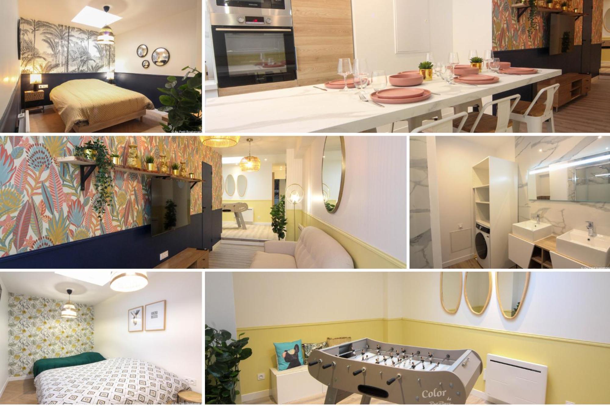 Au Nouveau Boulonnais - 4 Appartements Charmants Pour Couples, Familles Et Groupe D'Amis, Vieille Ville Et Centre Ville De Boulogne Sur Mer Экстерьер фото