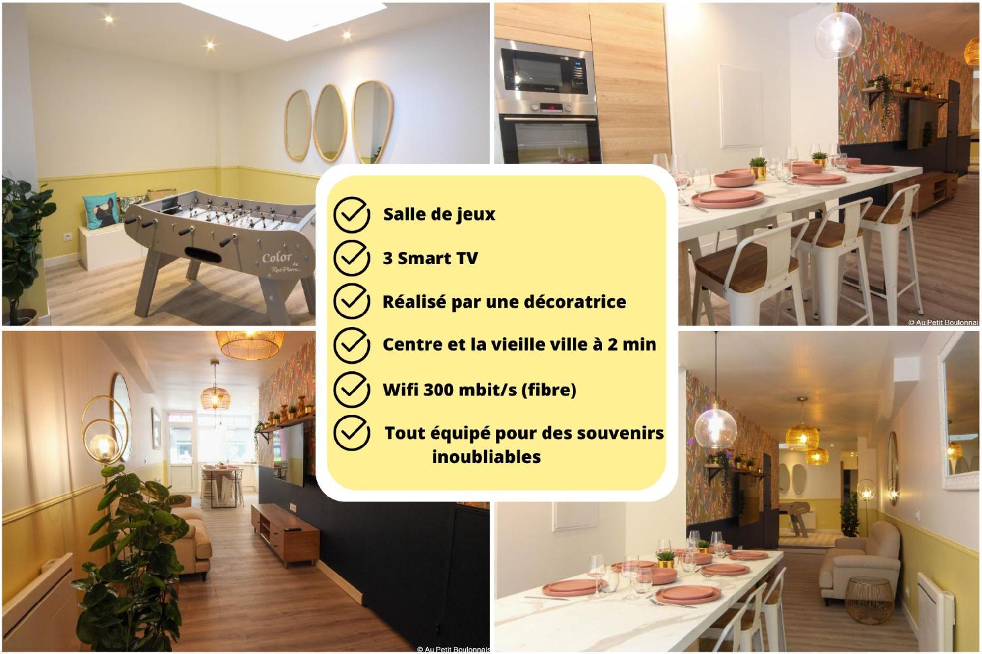 Au Nouveau Boulonnais - 4 Appartements Charmants Pour Couples, Familles Et Groupe D'Amis, Vieille Ville Et Centre Ville De Boulogne Sur Mer Экстерьер фото