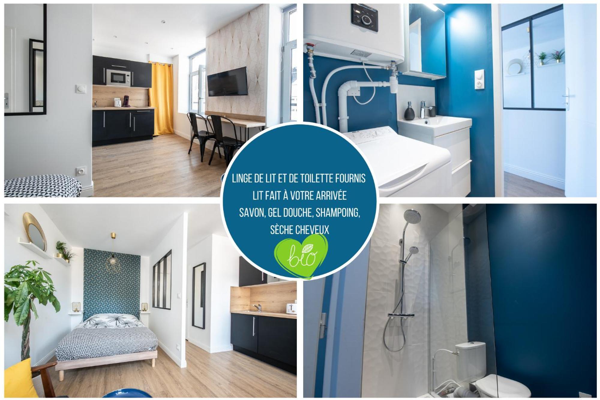 Au Nouveau Boulonnais - 4 Appartements Charmants Pour Couples, Familles Et Groupe D'Amis, Vieille Ville Et Centre Ville De Boulogne Sur Mer Экстерьер фото